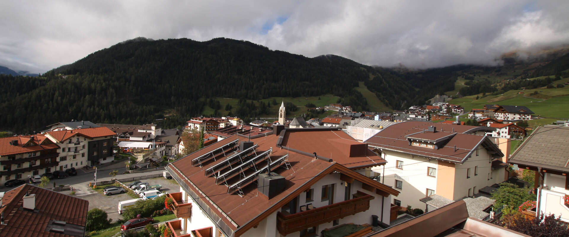 View from House Sonneck over Serfaus