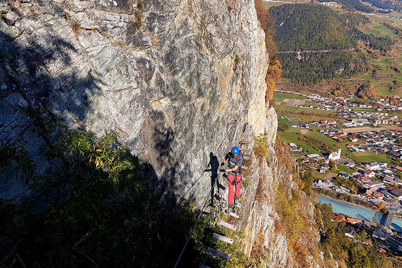 Klettern in der Region Serfaus-Fiss-Ladis