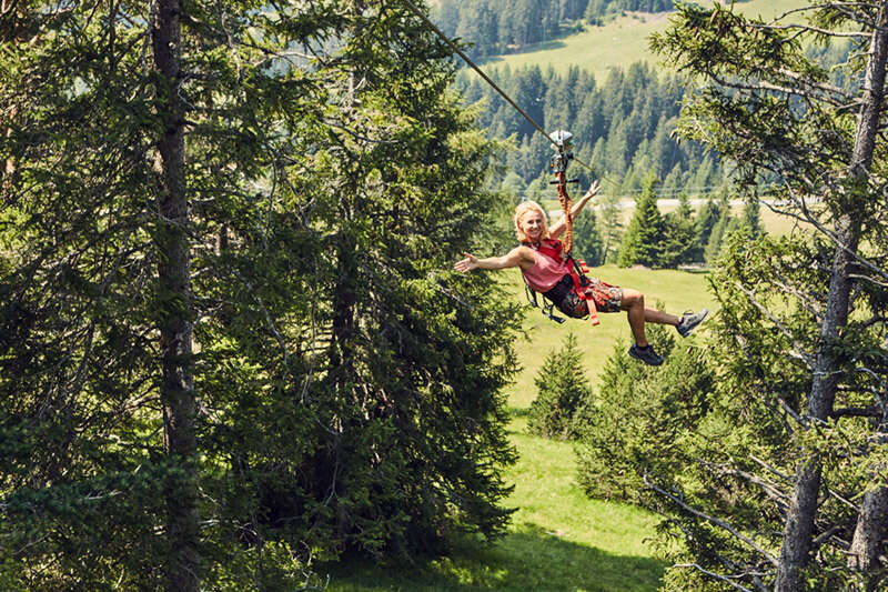 Woman at the Serfaus Sauser